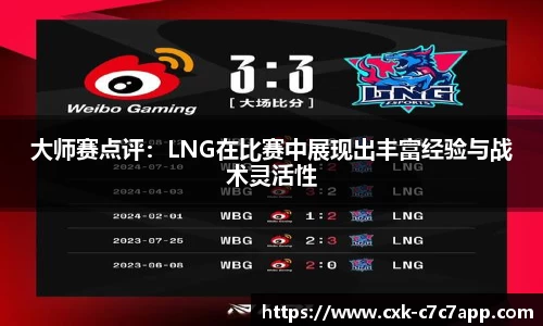 大师赛点评：LNG在比赛中展现出丰富经验与战术灵活性